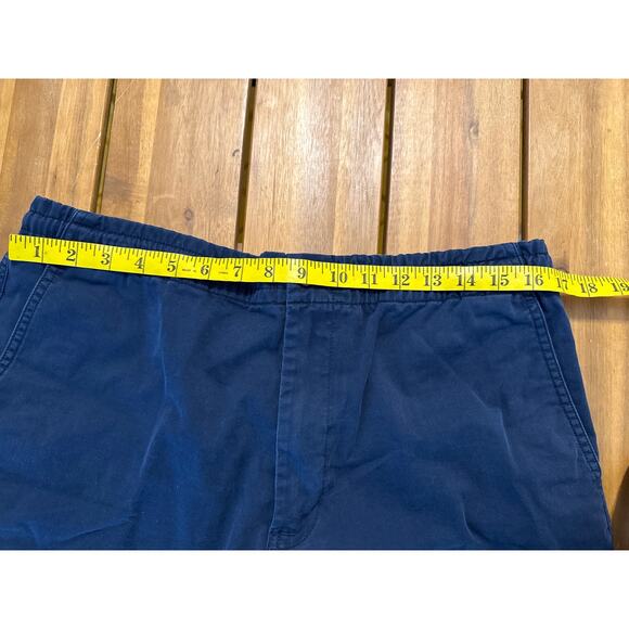 Polo Ralph Lauren Shorts Men's L Classic Fit Elastic Waist Drawstring Navy - Picture 4 of 8